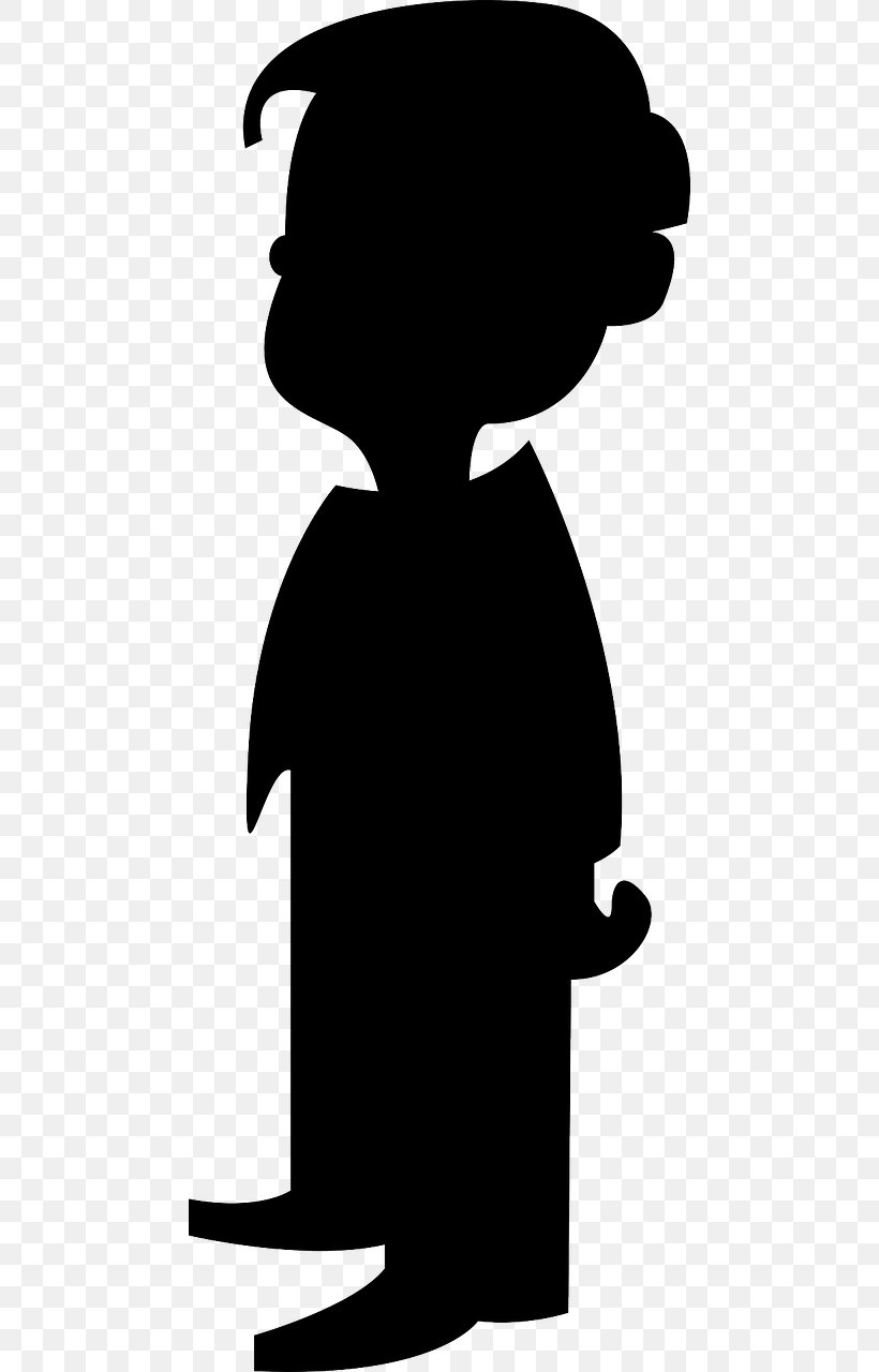 Silhouette Child Clip Art, PNG, 640x1280px, Silhouette, Black, Black And White, Child, Drawing Download Free