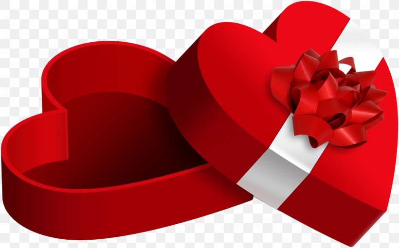 Valentine's Day Gift Heart Clip Art, PNG, 2736x1705px, Valentine S Day, Box, Decorative Box, Gift, Heart Download Free