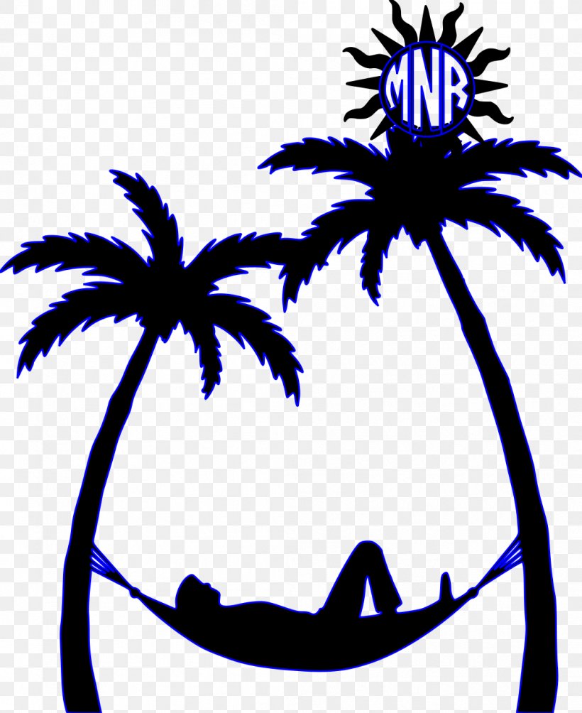 Arecaceae Hammock Coconut Tree Clip Art, PNG, 1042x1276px, Arecaceae, Arecales, Artwork, Black And White, Coconut Download Free
