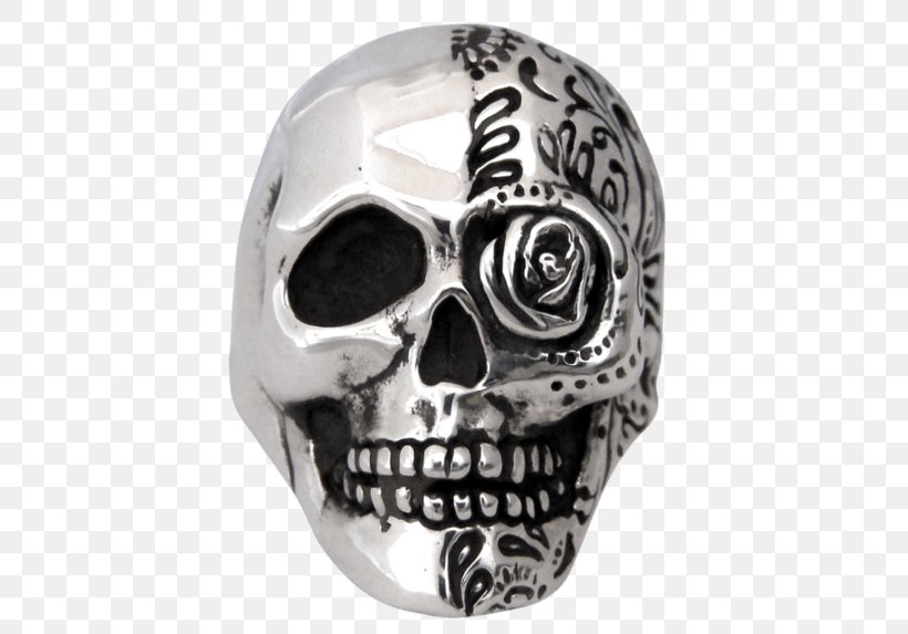 Skull Silver Calavera Face Metal, PNG, 573x573px, Skull, Bone, Brass, Brass Knuckles, Calavera Download Free