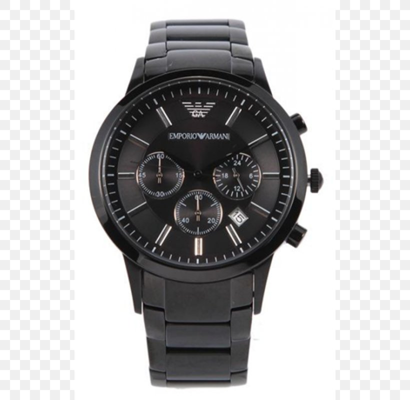 Watch Strap Chronograph Armani, PNG, 800x800px, Watch, Armani, Brand, Chronograph, Clock Download Free