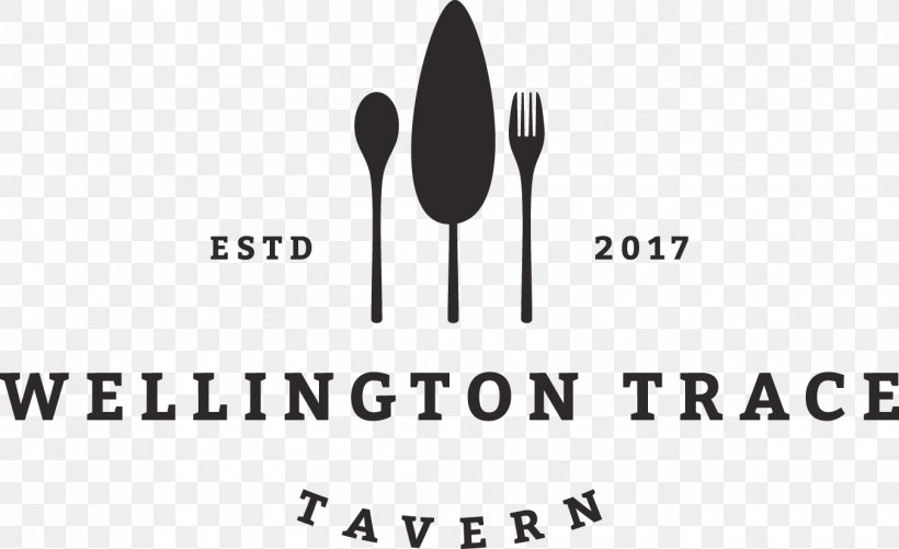 Wellington Trace Tavern Restaurant Logo Brand Elephant Bar, PNG, 1350x825px, Restaurant, Black And White, Brand, Cutlery, Florida Download Free