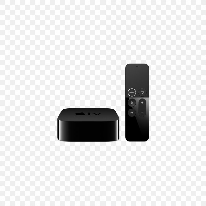 Apple TV 4K Apple TV (4th Generation) Digital Media Player, PNG, 1000x1000px, 4k Resolution, Apple Tv 4k, Apple, Apple Tv, Apple Tv 4th Generation Download Free