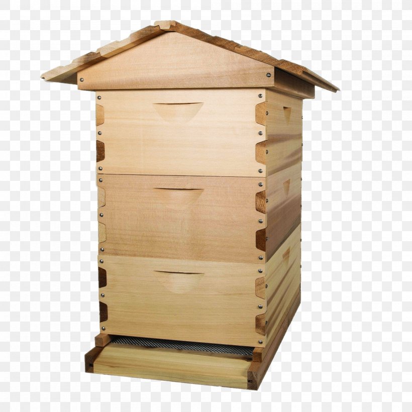Beehive Hive Frame Beekeeping Horizontal Top-bar Hive, PNG, 2000x2000px, Bee, Beehive, Beekeeper, Beekeeping, Chest Of Drawers Download Free