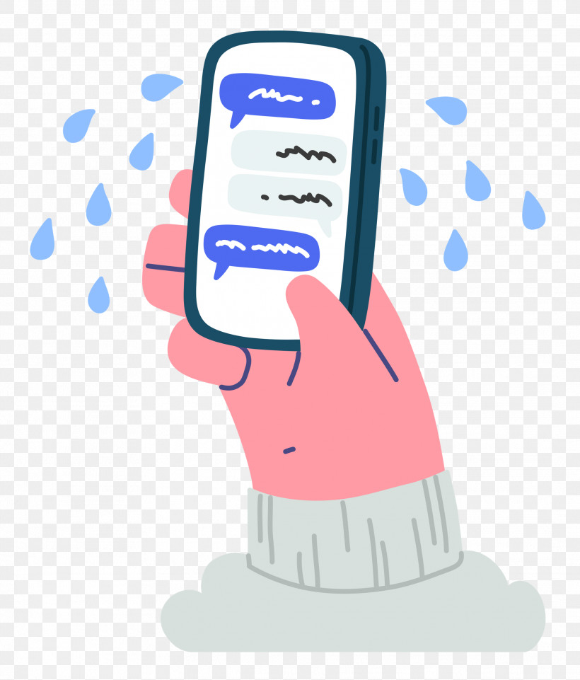 Chatting Chat Phone, PNG, 2131x2500px, Chatting, Cartoon, Chat, Geometry, Hand Download Free