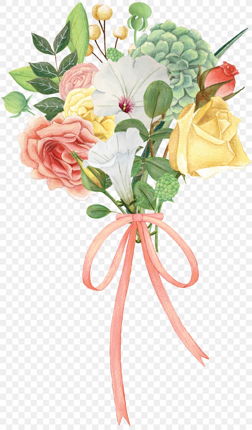Flower Nosegay Design Image, PNG, 1024x1747px, Flower, Artificial Flower, Cartoon, Cut Flowers, Flora Download Free