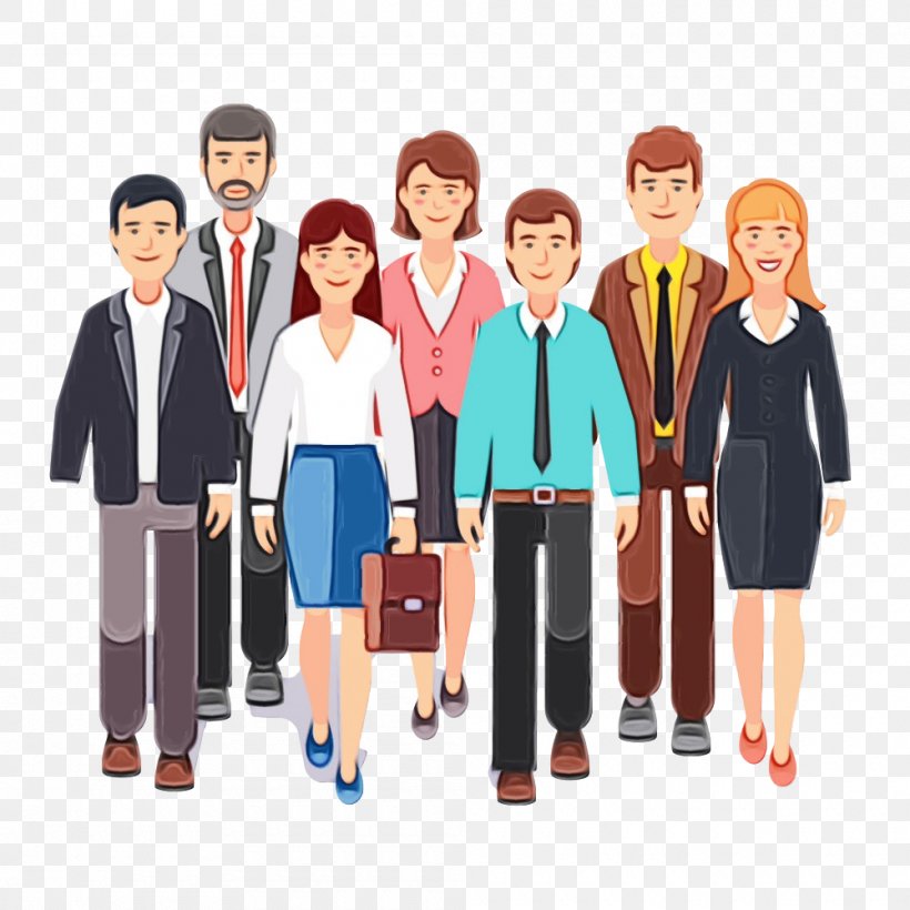 People Social Group Team Job Community, PNG, 1000x1000px, Watercolor, Business, Community, Employment, Job Download Free