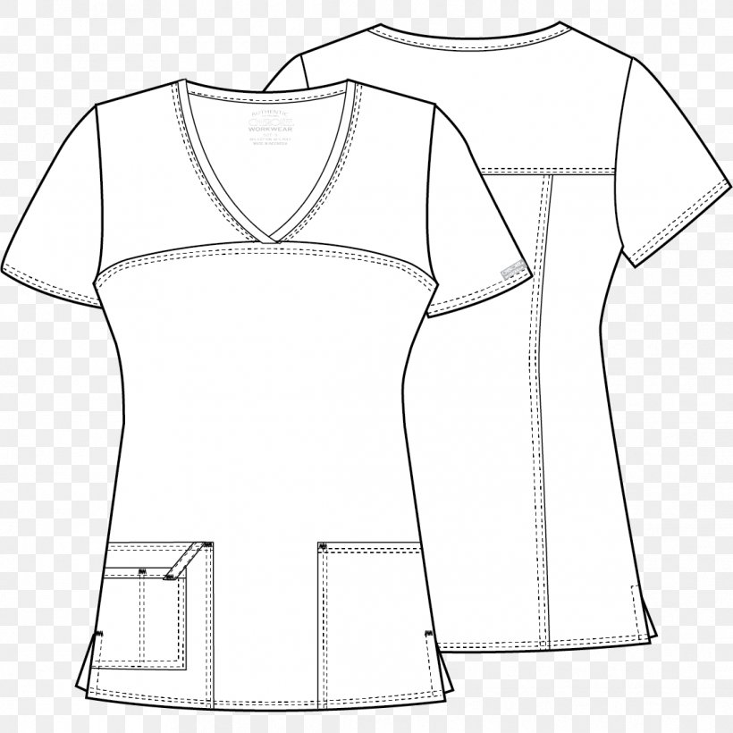 T-shirt Dress Uniform Sleeve Outerwear, PNG, 1113x1113px, Tshirt, Area, Black, Black And White, Clothing Download Free