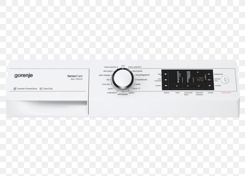 Washing Machines Gorenje WA7860 Waschmaschine Gore WaMa WA6440P APlusPlusPluswh P/N 437816 GORENJE Waschmaschine W8.6ECO A+++, PNG, 786x587px, Washing Machines, Audio Receiver, Clothing, Electronics, Gorenje Download Free