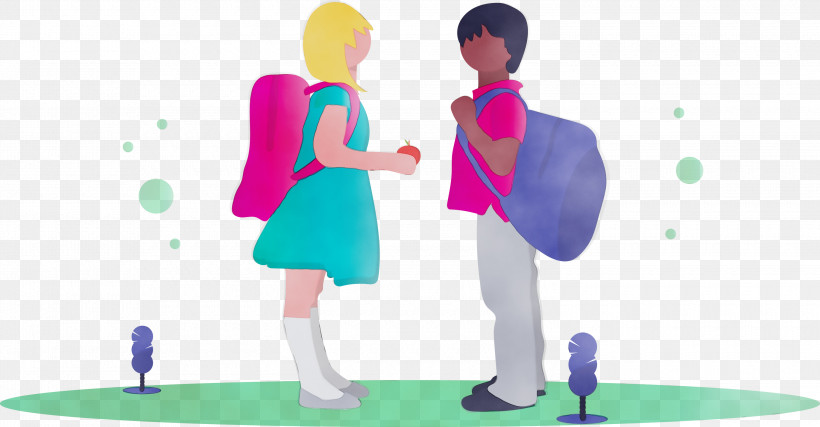 Cartoon Interaction Animation Fun Gesture, PNG, 3000x1564px, Back To School, Animation, Boy, Cartoon, Child Download Free