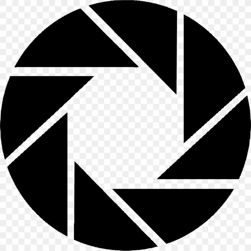Aperture Laboratories Portal 2 Logo Decal, PNG, 980x982px, Aperture Laboratories, Aperture, Area, Black, Black And White Download Free