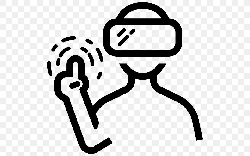 Oculus Rift Virtual Reality Clip Art, PNG, 512x512px, Oculus Rift, Area, Augmented Reality, Black And White, Communication Download Free