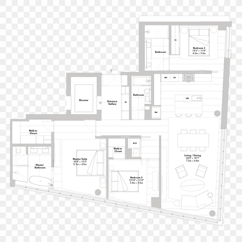 Row House In Sumiyoshi Floor Plan Rokko Housing 1-2-3 Architect, PNG, 1120x1120px, Floor Plan, Architect, Architecture, Area, Black And White Download Free