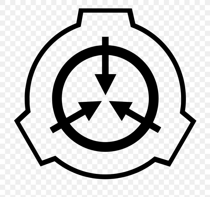 SCP Foundation SCP – Containment Breach Secure Copy Wiki GitHub, PNG, 768x768px, Scp Foundation, Area, Black And White, Brand, Creepypasta Download Free