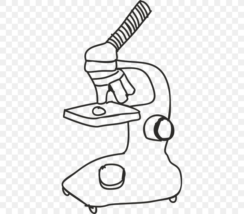Clip Art Microscope Image Drawing, PNG, 405x720px, Microscope, Area, Art, Black, Black And White Download Free