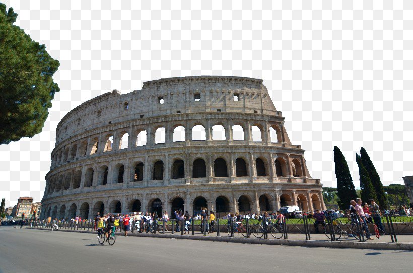Colosseum Roman Forum Ferrara Vatican City, PNG, 820x543px, Colosseum, Ancient Rome, Arch, Building, Capital City Download Free