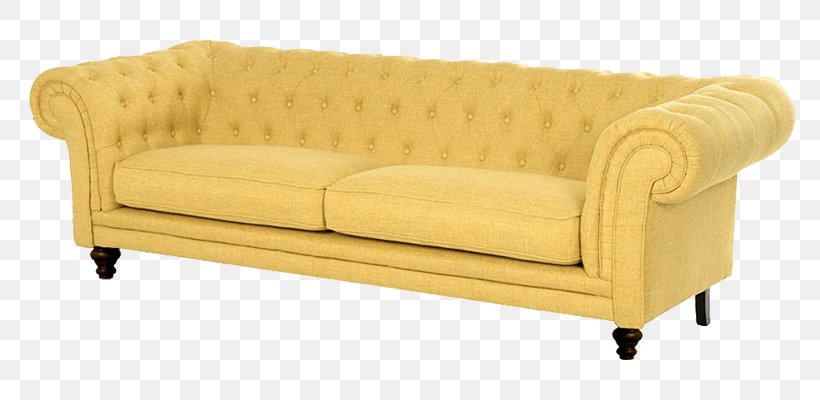 Couch Loveseat Textile Yellow Odda, PNG, 800x400px, Couch, Color, Furniture, Leather, Loveseat Download Free