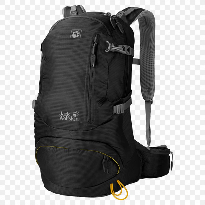 Hiking Backpacking Trail Jack Wolfskin, PNG, 1000x1000px, Hiking, Backpack, Backpacking, Bag, Black Download Free
