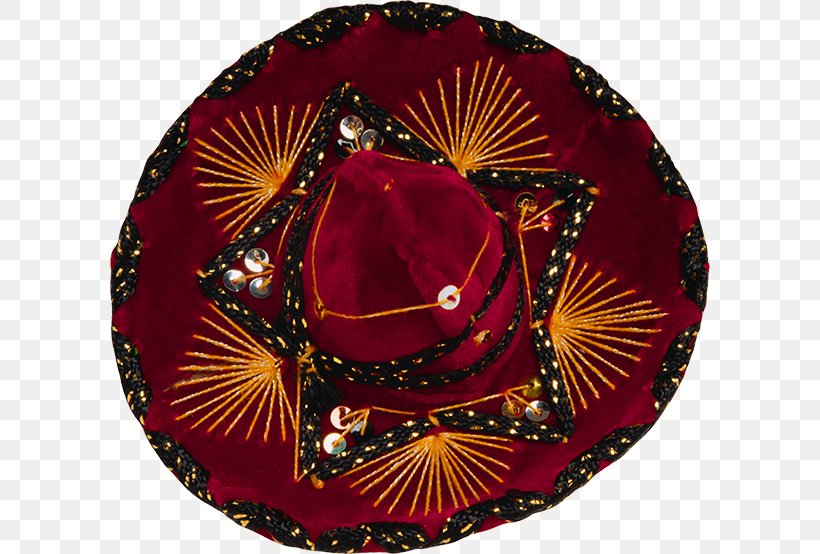Sombrero Christmas Ornament Maroon, PNG, 600x554px, Sombrero, Christmas, Christmas Ornament, Hat, Headgear Download Free