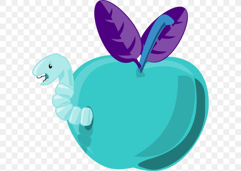 Worm Apple Cartoon Clip Art, PNG, 600x583px, Worm, Apple, Cartoon, Drawing, Free Content Download Free