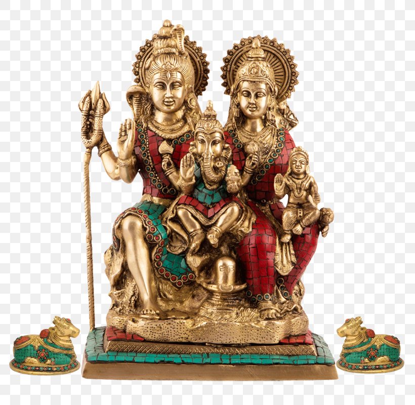 Parvati Mahadeva Ganesha Deity Hinduism, PNG, 800x800px, Parvati, Brass, Craftvatika, Cult Image, Deity Download Free