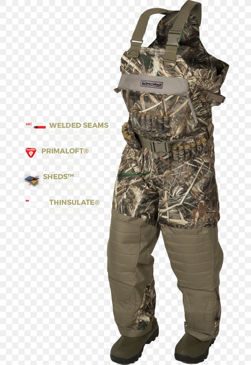 Waders Waterfowl Hunting Clothing Water Bird, PNG, 679x1194px, Waders, Army, Camouflage, Camping, Clothing Download Free