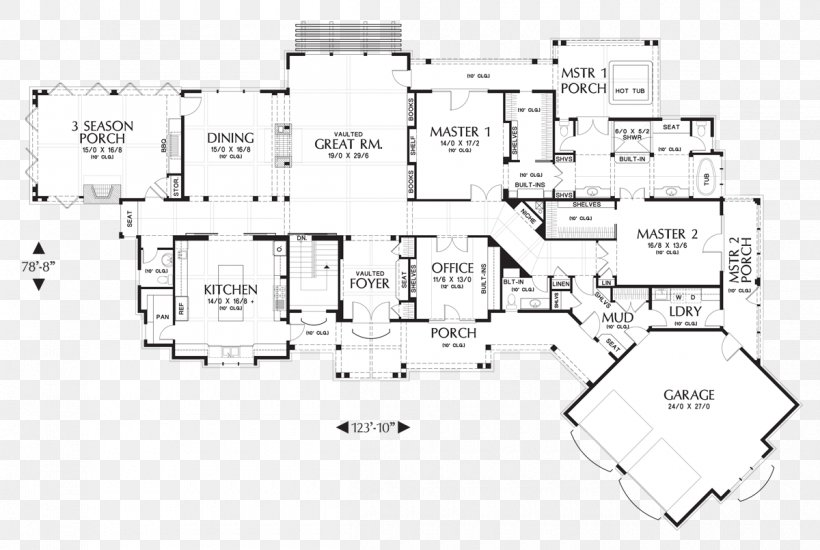 White House House Plan Floor Plan Interior Design Services