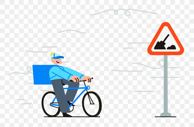 Fast Delivery, PNG, 2500x1638px, Fast Delivery, Bicycle, Bicycle Frame, Cartoon, Cycling Download Free