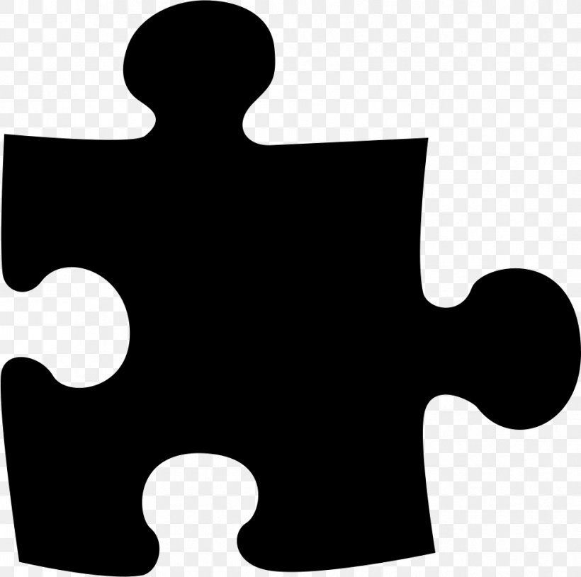 Jigsaw Puzzles Clip Art, PNG, 981x976px, Jigsaw Puzzles, Artwork, Black, Black And White, Drawing Download Free