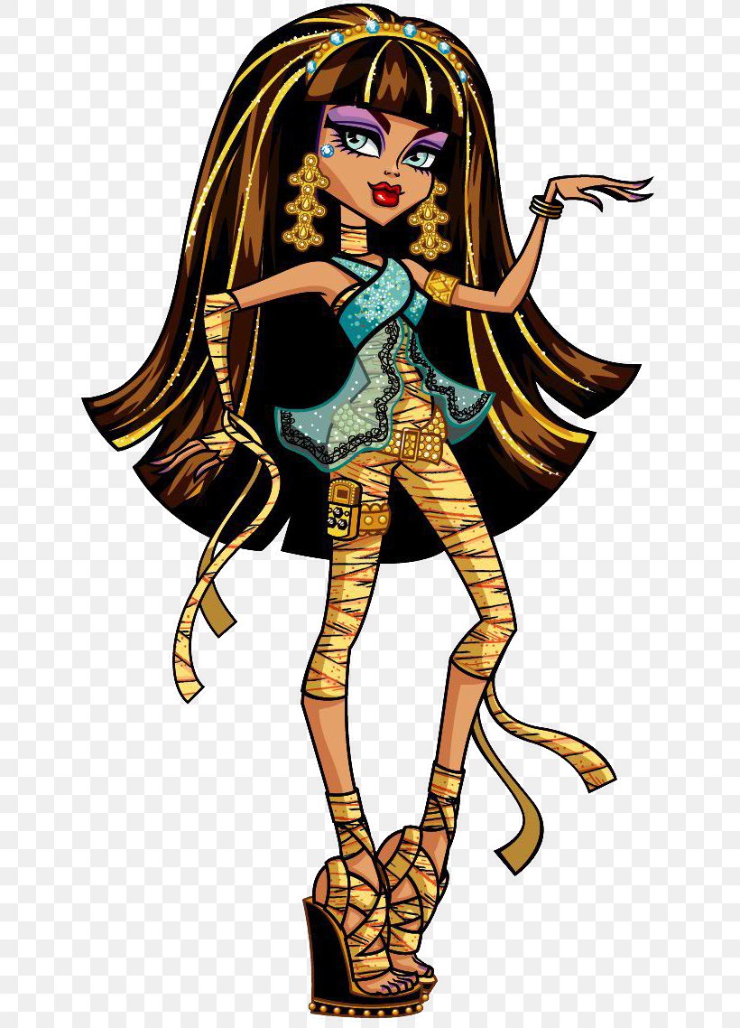Monster High Cleo De Nile Monster High Draculaura Doll Costume, PNG, 650x1138px, Monster High, Art, Costume, Costume Design, Doll Download Free