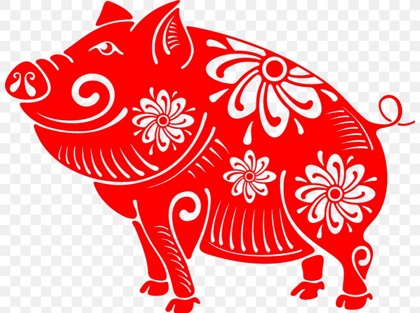 Papercutting Pig Chinese New Year Chinese Paper Cutting, PNG, 800x612px, Paper, Animal Figure, Art, Chinese New Year, Chinese Paper Cutting Download Free
