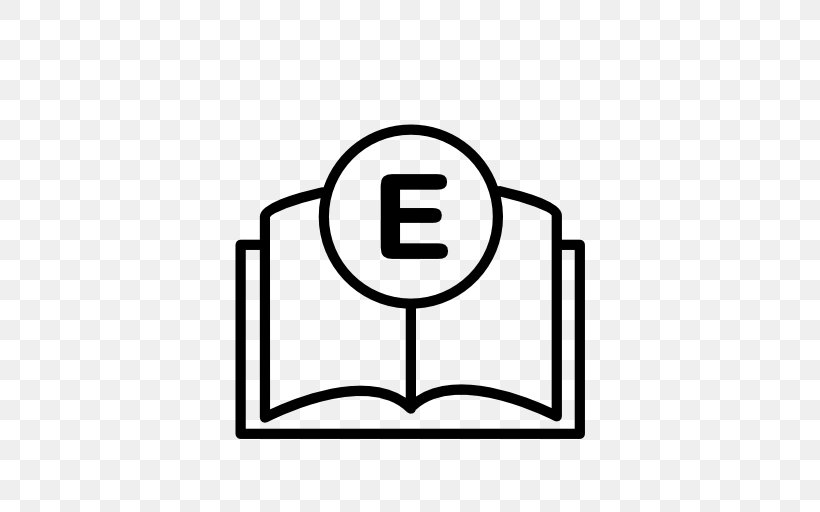 E-book Symbol, PNG, 512x512px, Ebook, Area, Black And White, Book, Brand Download Free