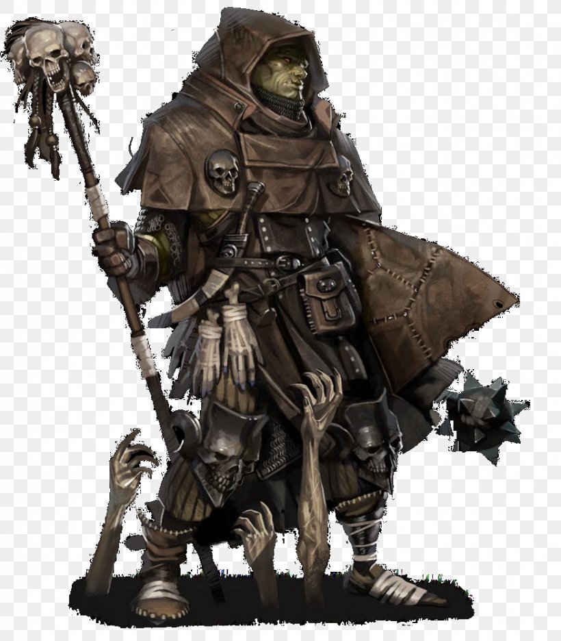 Half-orc Goblin Dungeons & Dragons Pathfinder Roleplaying Game, PNG, 876x1000px, Orc, Action Figure, Barbarian, Character, Dungeons Dragons Download Free
