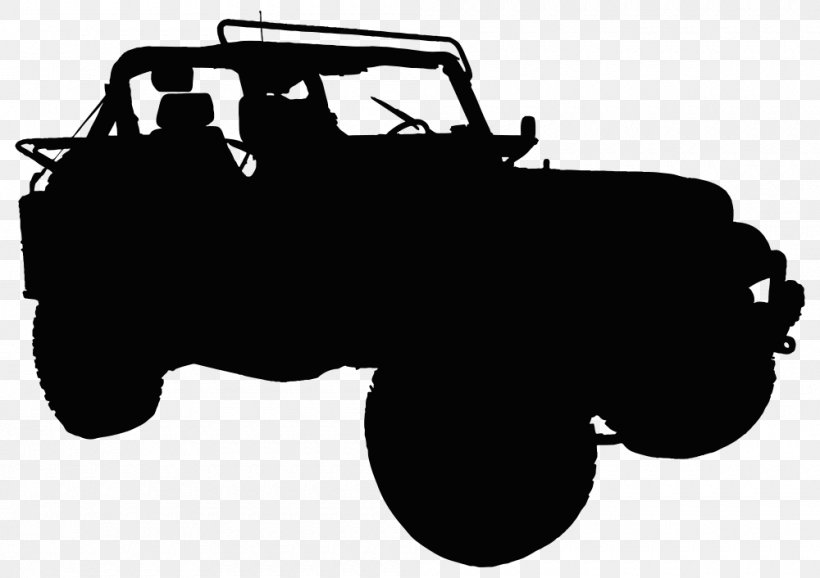 Jeep Wrangler Car Willys Jeep Truck Jeep CJ, PNG, 1000x706px, Jeep, Black, Black And White, Car, Chrysler Download Free