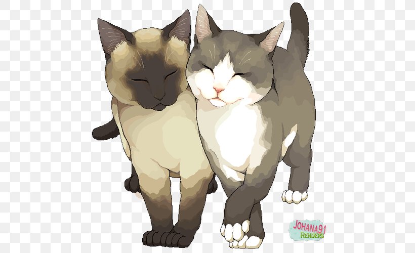 Kitten Siamese Cat Cats: The Collection Illustration Drawing, PNG, 500x500px, Kitten, Art, Black Cat, Carnivoran, Cat Download Free