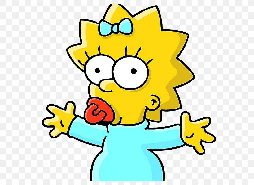 Maggie Simpson Homer Simpson Bart Simpson Marge Simpson Lisa Simpson, PNG, 649x600px, Maggie Simpson, Art, Artwork, Bart Simpson, Character Download Free