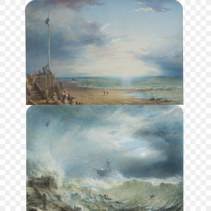 Watercolor Painting Seascape Art, PNG, 1023x1023px, Watercolor Painting, Art, Beach, Cloud, En Plein Air Download Free