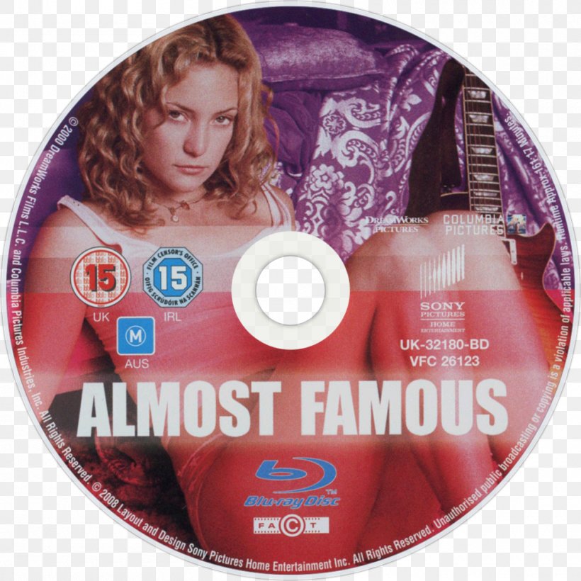 Anna Paquin Almost Famous Blu-ray Disc DVD Film, PNG, 1000x1000px, Anna Paquin, Almost Famous, Bluray Disc, Cameron Crowe, Compact Disc Download Free