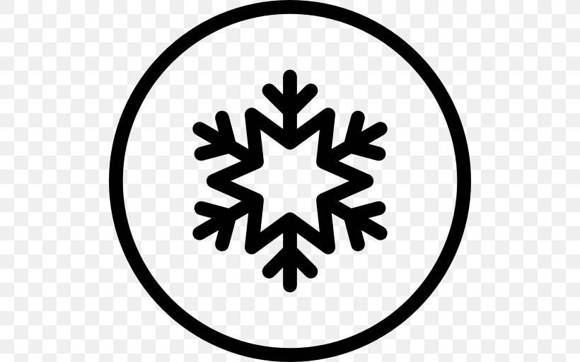 Snowflake Symbol, PNG, 512x512px, Snowflake, Black And White, Christmas, Leaf, Royaltyfree Download Free