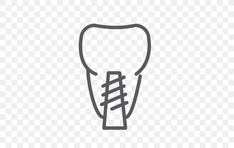 Dental Implant Dentistry Dental Surgery, PNG, 519x519px, Dental Implant, Black And White, Clinic, Cosmetic Dentistry, Crown Download Free