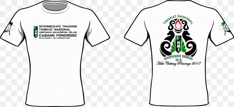 Sports Fan Jersey Ponorogo Regency Muslim Students' Association Pers Mahasiswa Organization, PNG, 3080x1422px, Sports Fan Jersey, Active Shirt, Area, Brand, Caliphate Download Free