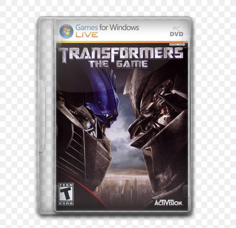 Transformers: The Game PlayStation 2 Transformers: Revenge Of The Fallen, PNG, 647x790px, Transformers The Game, Game, Pc Game, Playstation, Playstation 2 Download Free