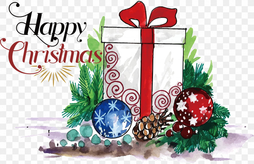 Happy New Year, PNG, 3254x2111px, Merry Christmas, Happy New Year Download Free