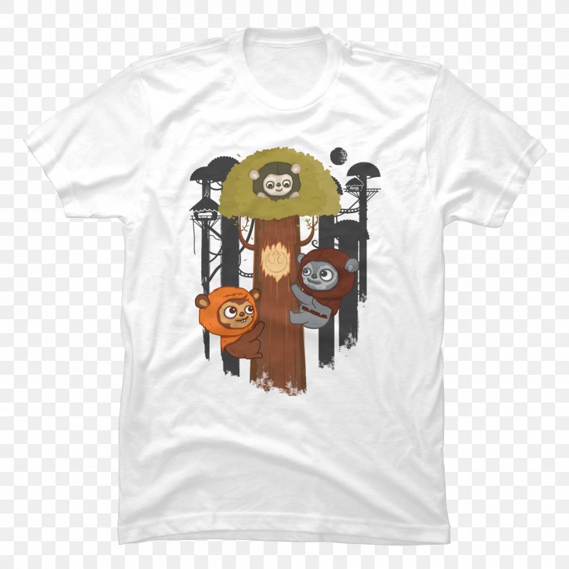 T-shirt Jar Jar Binks Schroeder Ewok Wicket W. Warrick, PNG, 1800x1800px, Tshirt, Active Shirt, Black, Brand, Clothing Download Free