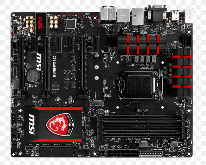Intel LGA 1150 Motherboard ATX MSI, PNG, 1000x800px, Intel, Atx, Central Processing Unit, Computer Component, Computer Hardware Download Free