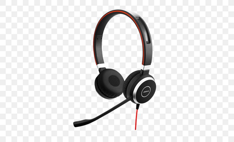 Jabra Evolve 40 Headset Microphone Mobile Phones, PNG, 500x500px, Jabra Evolve 40, Audio, Audio Equipment, Electronic Device, Headphones Download Free