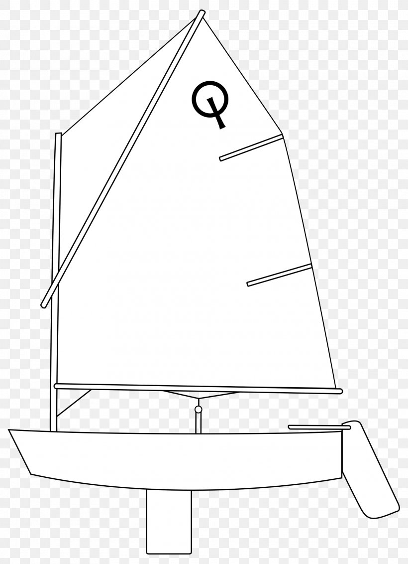 Optimist Sailboat Sailing Laser, PNG, 1920x2651px, Optimist, Area, Black And White, Boat, Boating Download Free