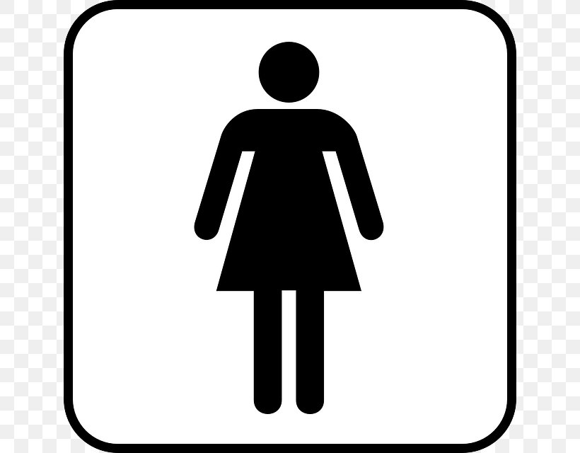 clipart bathroom sign