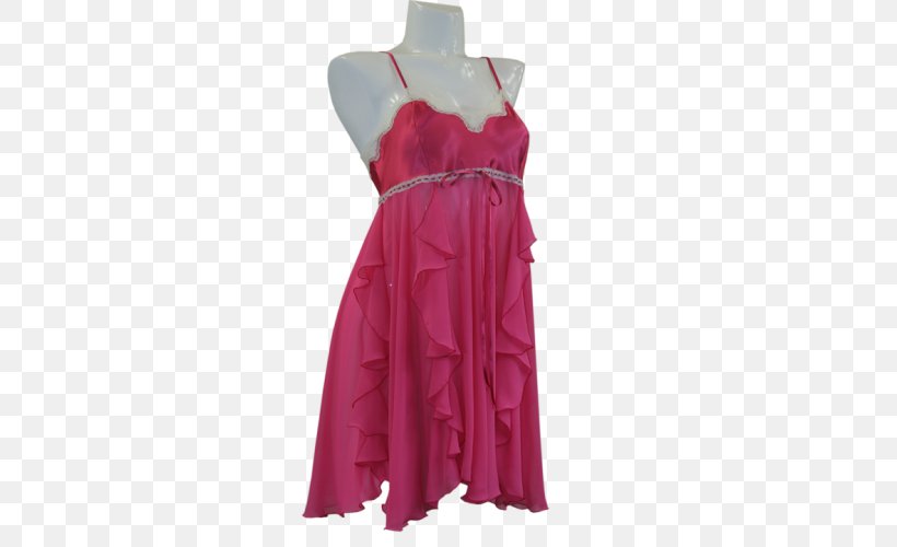 Nightgown Dress Clothing Ruffle Nightwear, PNG, 500x500px, Watercolor, Cartoon, Flower, Frame, Heart Download Free