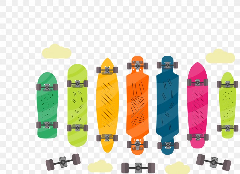 Skateboard Download Euclidean Vector, PNG, 3145x2278px, Skateboard, Color, Longboard, Skateboarding, Upload Download Free